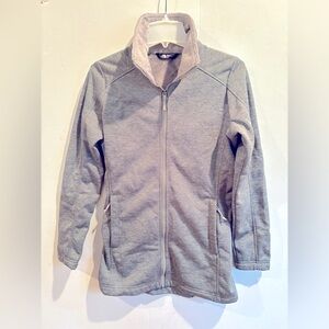 THE NORTH FACE S Gray Full-Zip Jacket
